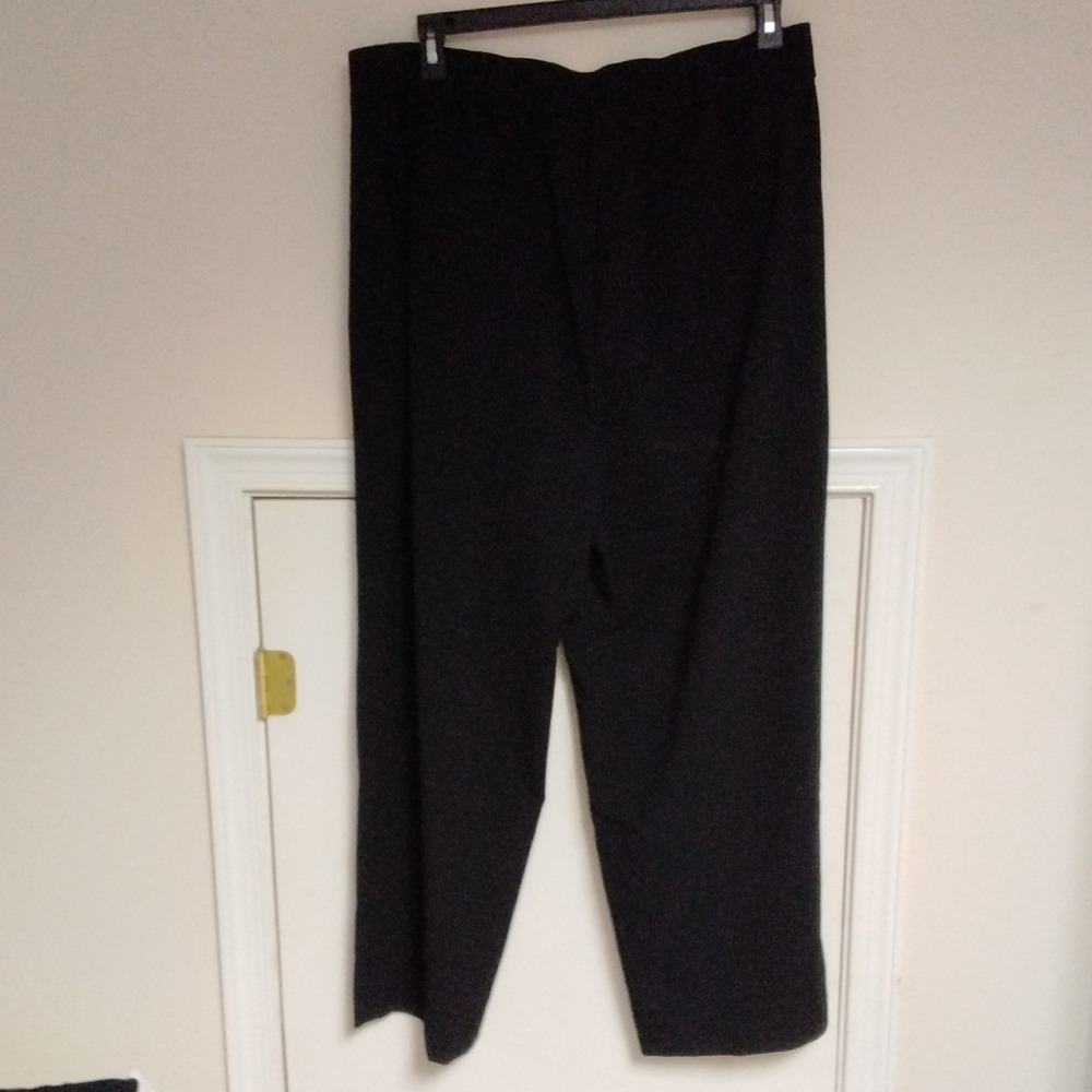 Ruby Rd. Women's Black Dress Pants Solid Polyester Rayon Spandex Plus 16W - Picture 3 of 4
